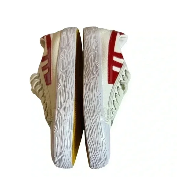 When Smoke Clears Mens White Red Size 7 - Picture 11 of 16